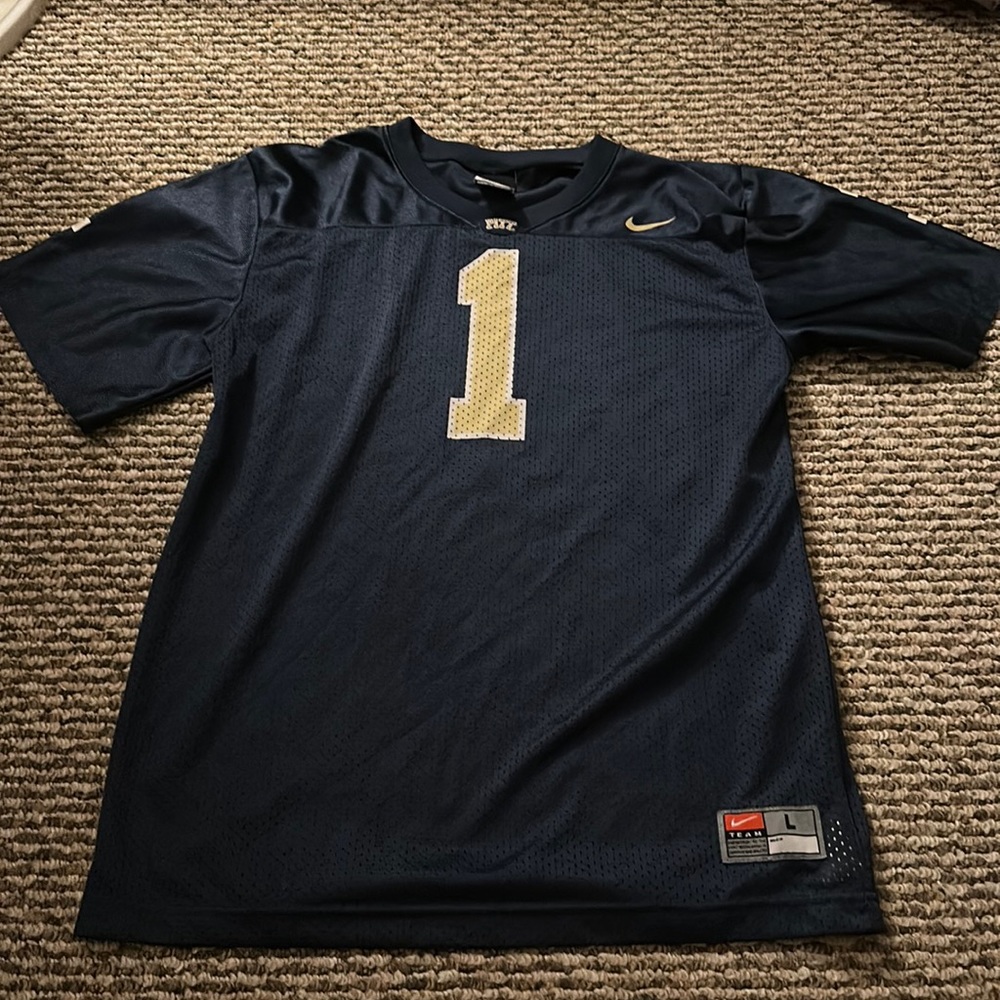 NWOT Youth Nike blank Pitt jersey